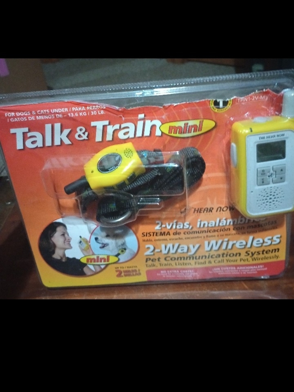 Mini 2-Way Wireless Pet Communication System - Yellow